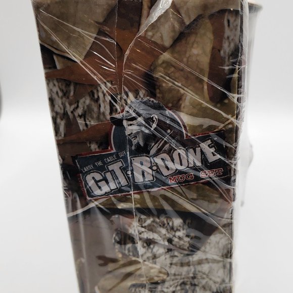 Vintage Larry the Cable Guy Git R Done Mug Set 16 oz 4 Piece Mug Set New in Box - Picture 11 of 12